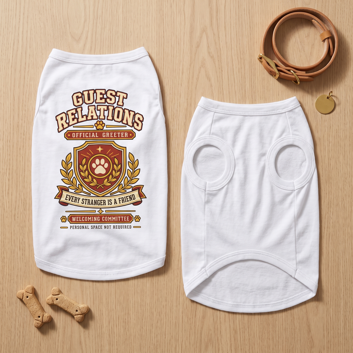 Guest Relations Official Greeter Pet Tank