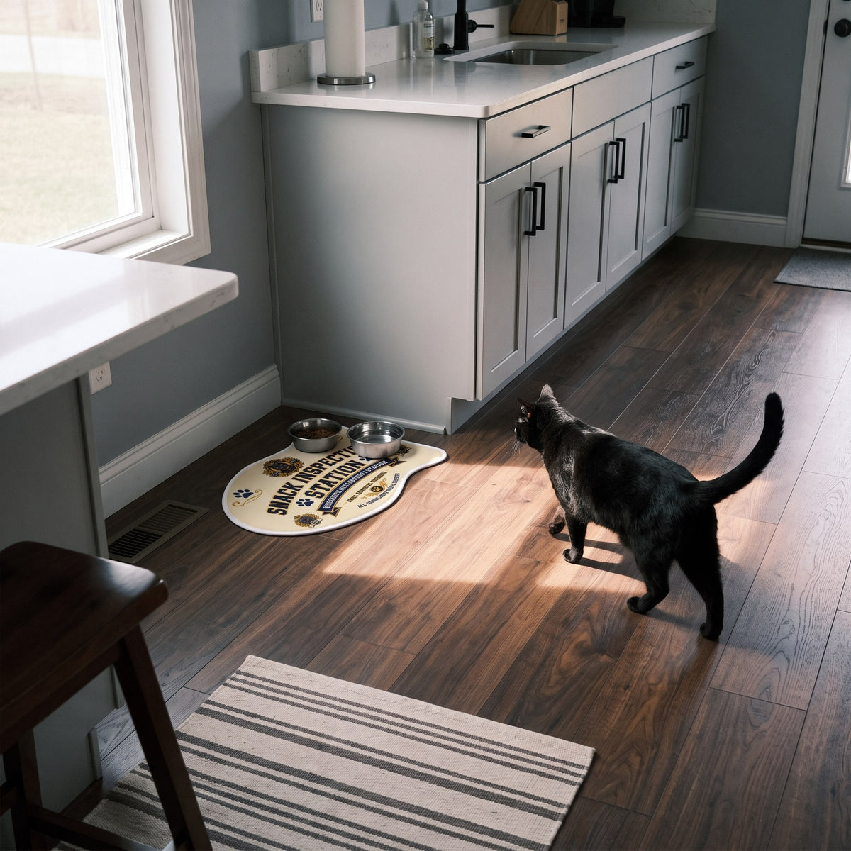 Snack Inspection Station Cat Mat