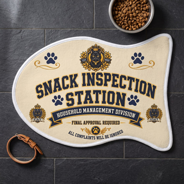 Snack Inspection Station Cat Mat