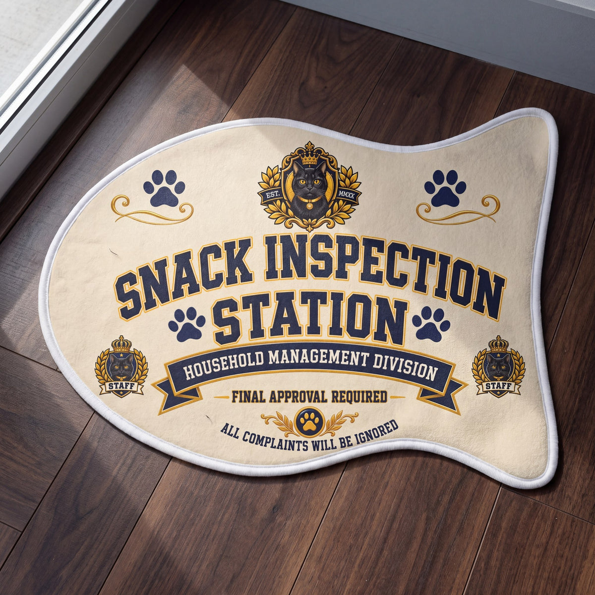 Snack Inspection Station Cat Mat